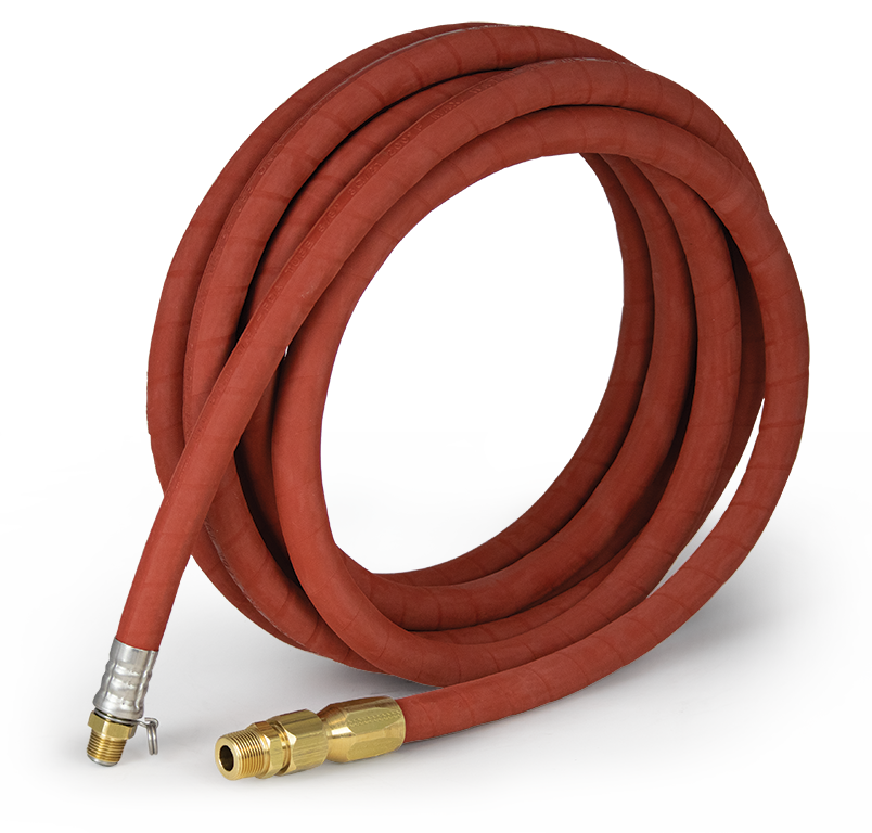 Premium Wrapped Hose Assembly Red