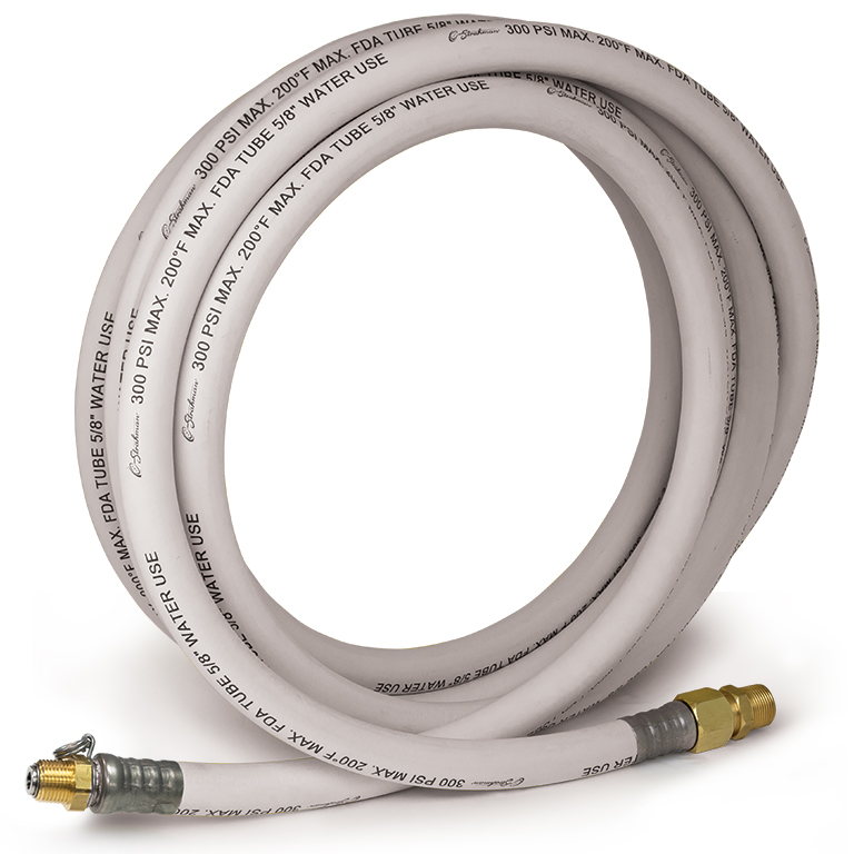 Strahman Extruded Hose in White